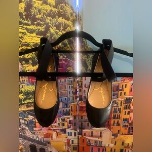 Jessica Simpson Black Ballet Flats